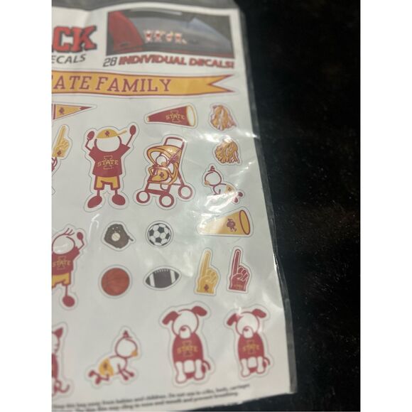 Iowa State University Cyclones -  Family Sticker Sheet Car Windows Decals - Picture 4 of 4
